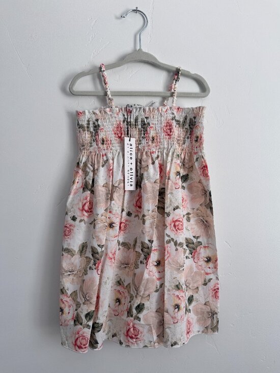 Alice + Olivia Other - NWT Alice + Olivia Girls Floral Smocked Dress Size 4T